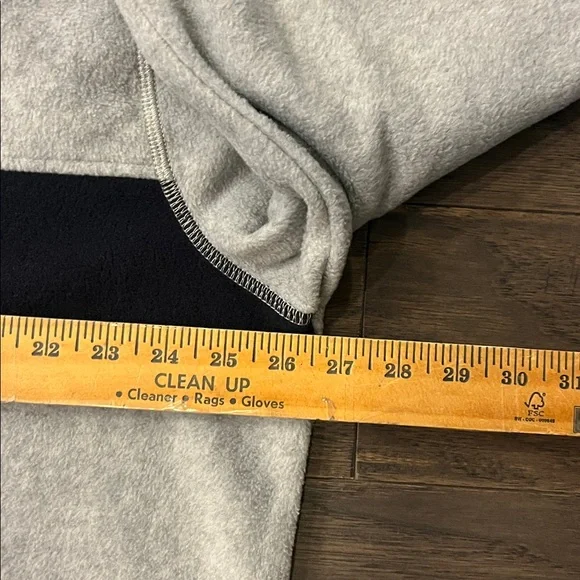 Nautica Nautex Fleece 1/4 Zip Sweatshirt Shirt gray blue new Mens Size XXL - Picture 10 of 14